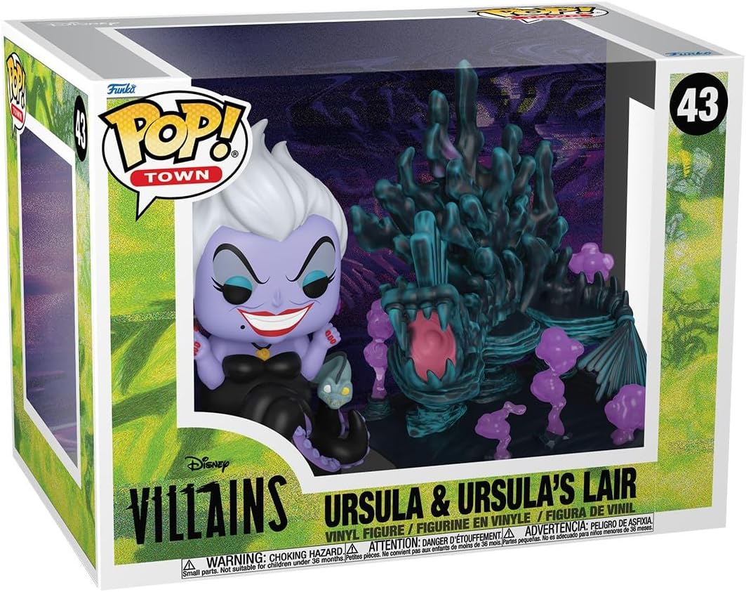 Pop Disney The Little Mermaid 3.75 Inch Action Figure Town - Ursula's Lair #43
