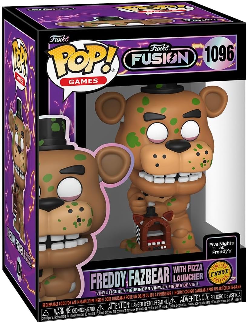 Pop Games Five Nights at Freddy's 3.75 Inch Action Figure Fusion Exclusive - Freddy Fazbear #1096 Chase