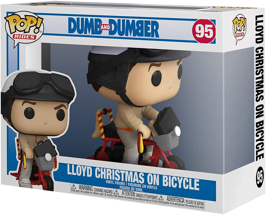 Pop Movies Dumb and Dumber 3.75 Inch Action Figure Rides - Lloyd Christmas on Bicycle #95