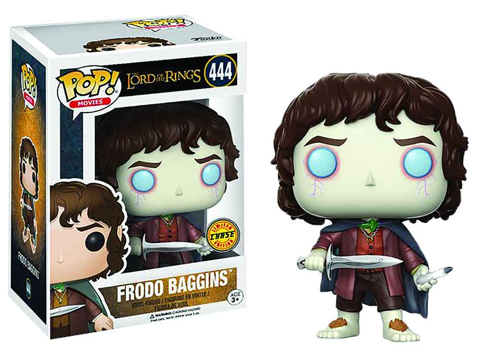 Pop Movies Lord Of The Rings 3.75 Inch Action Figure Exclusive - Frodo Baggins #444 Chase