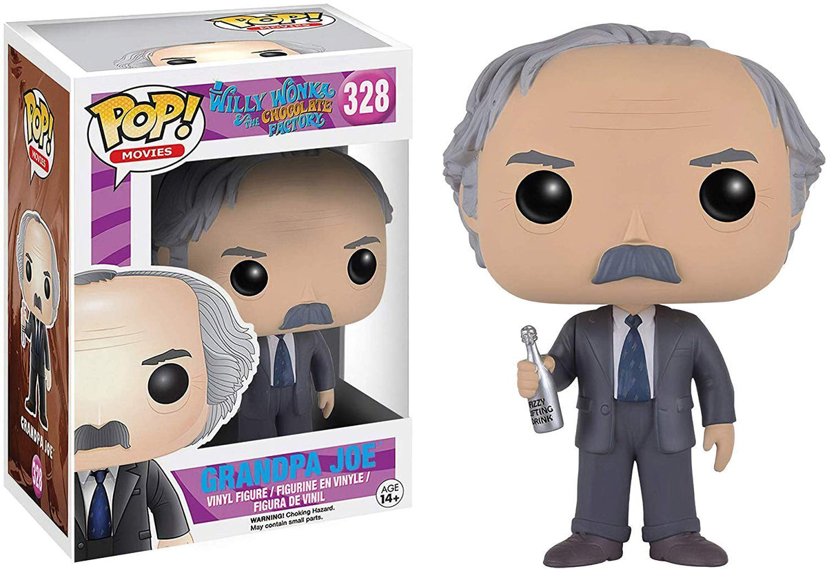 Pop Movies 3.75 Inch Action Figure Willy Wonka & The Chocolate Factory - Grandpa Joe #328