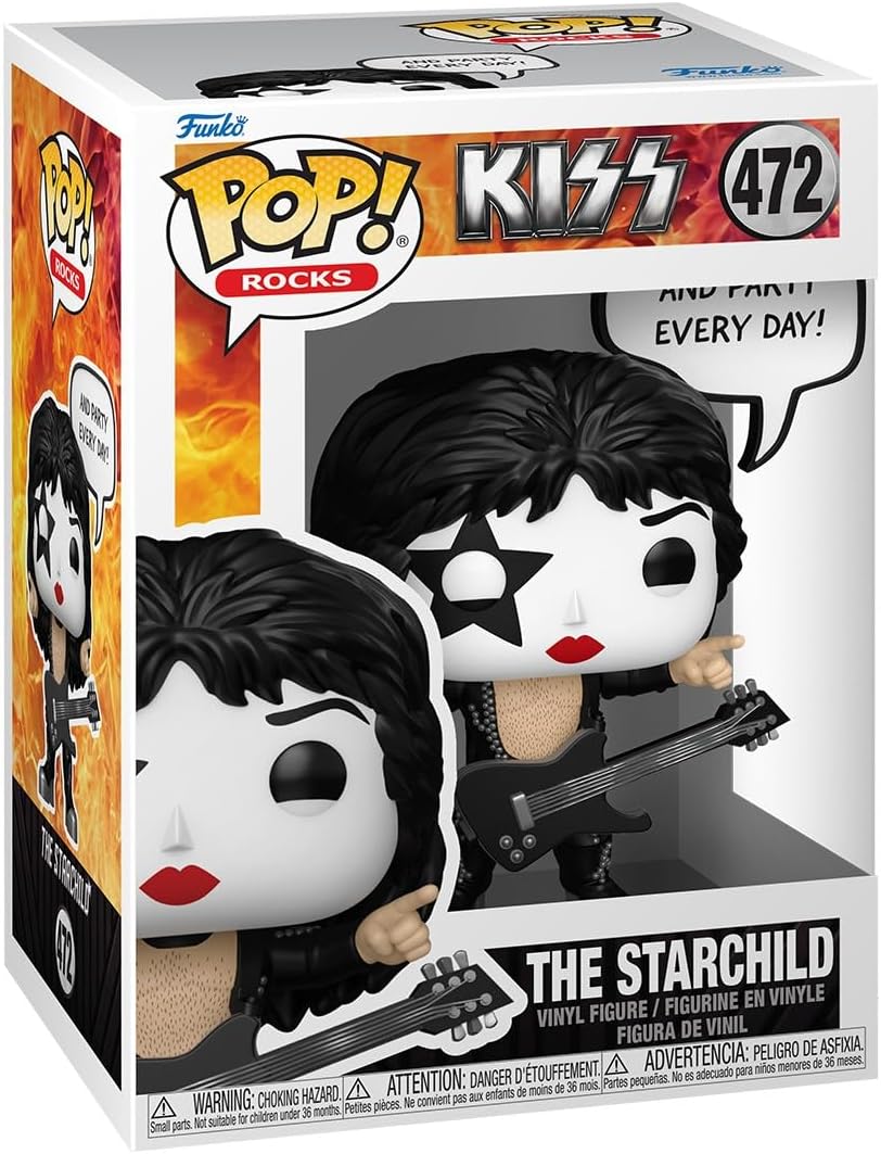 Pop Rocks KISS 3.75 Inch Action Figure - The Starchild #472