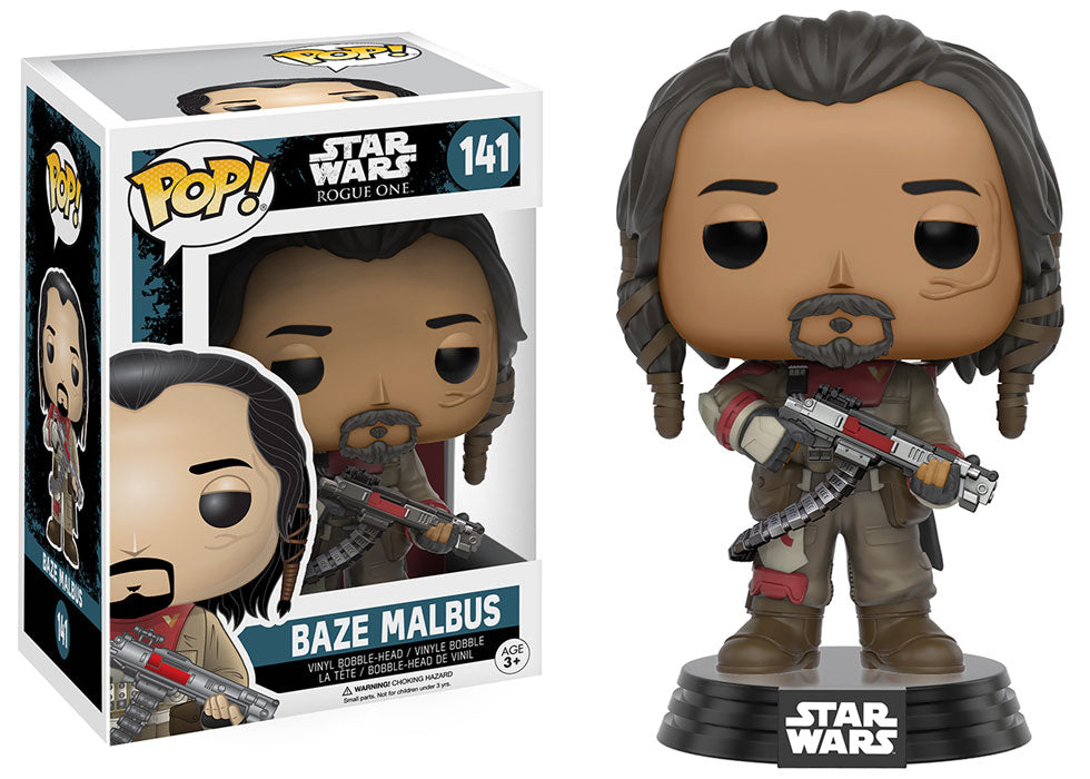 Pop Star Wars 3.75 Inch Action Figure Rogue One - Baze Malbus #141 (Sub-Standard Packaging)