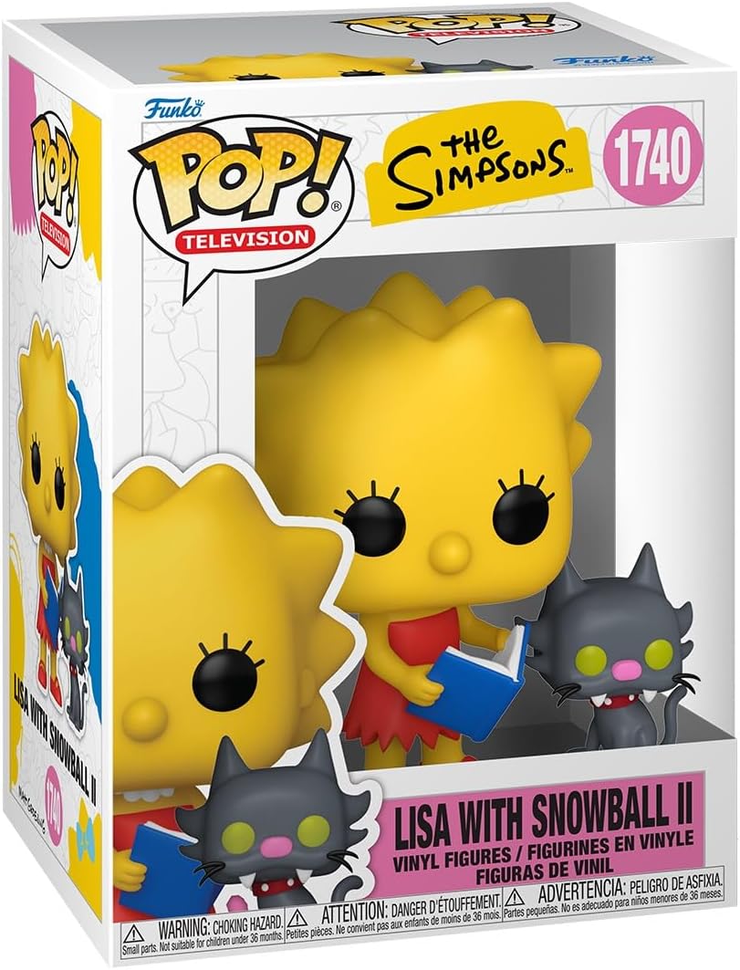 Pop Television The Simpsons 3.75 Inch Action Figure - Lisa with Snowball II #1740