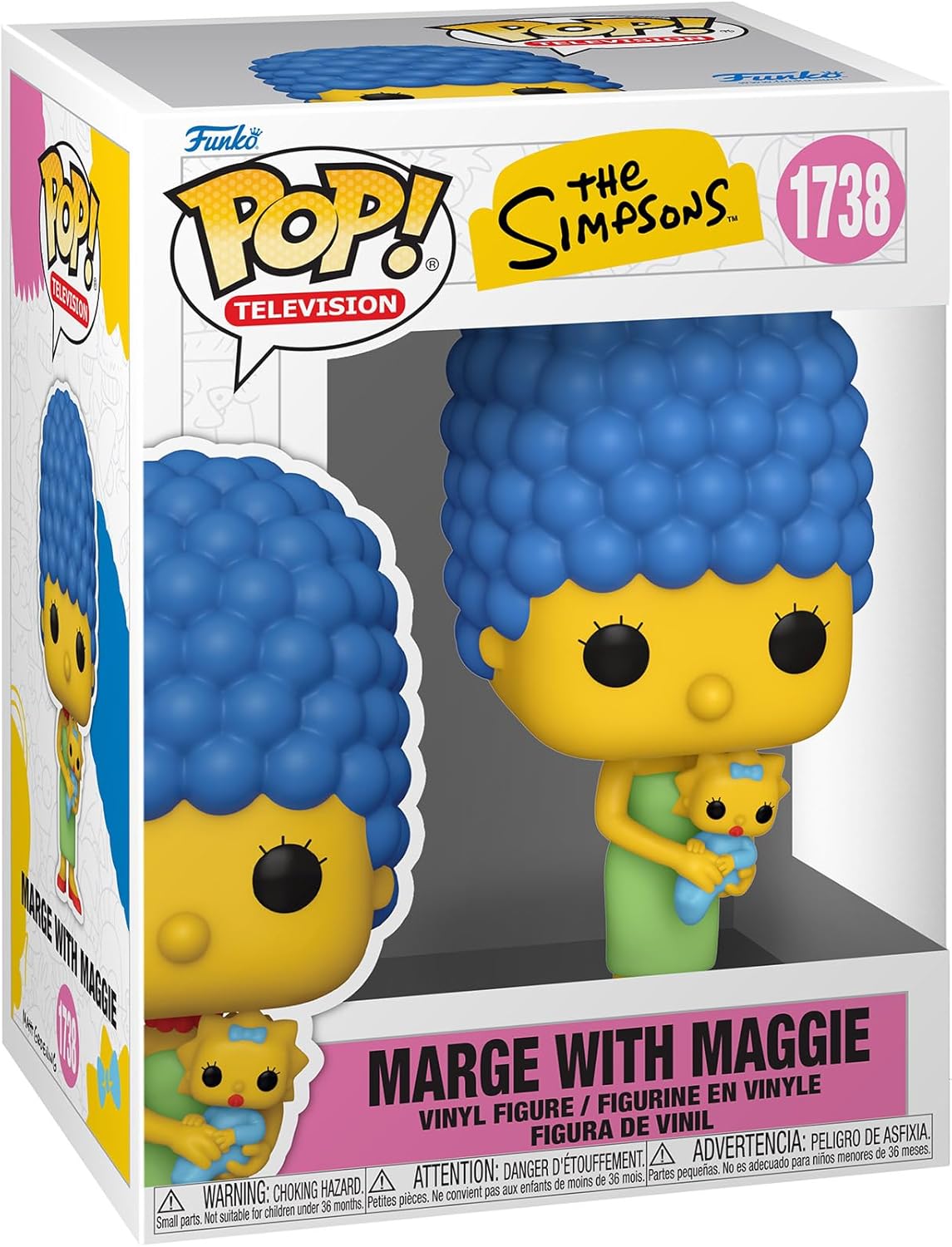 Pop Television The Simpsons 3.75 Inch Action Figure - Marge with Maggie #1738