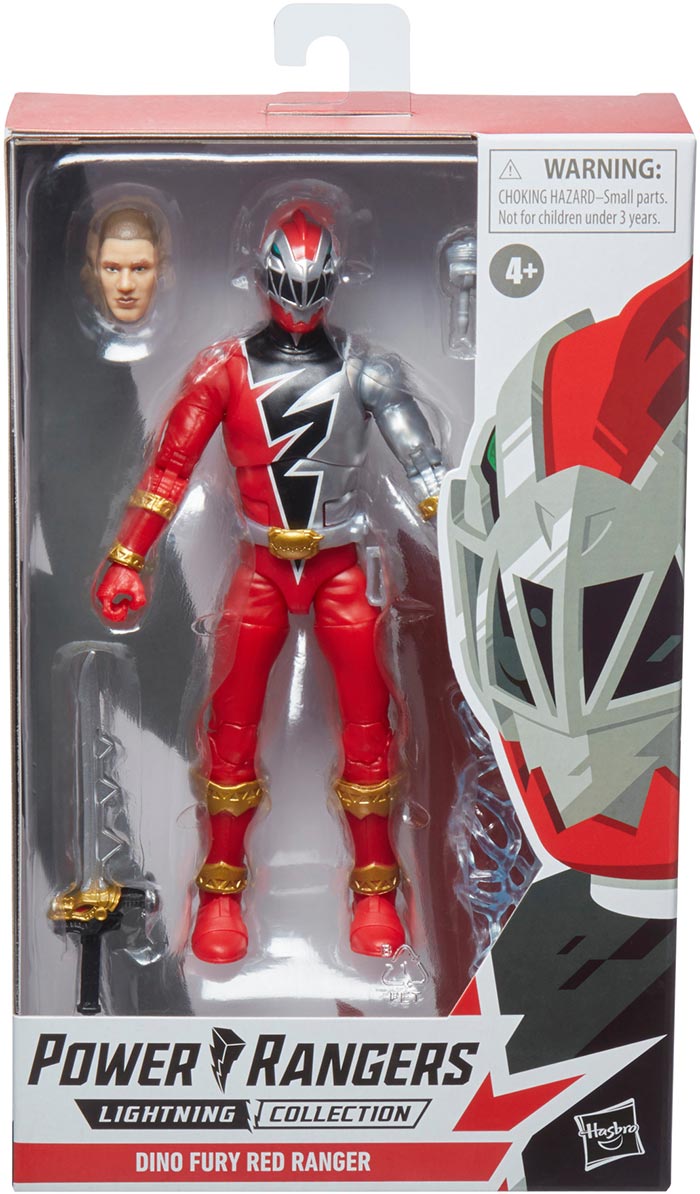 Power Rangers Lightning Collection 6 Inch Action Figure Wave 11 - Dino Fury Red Ranger