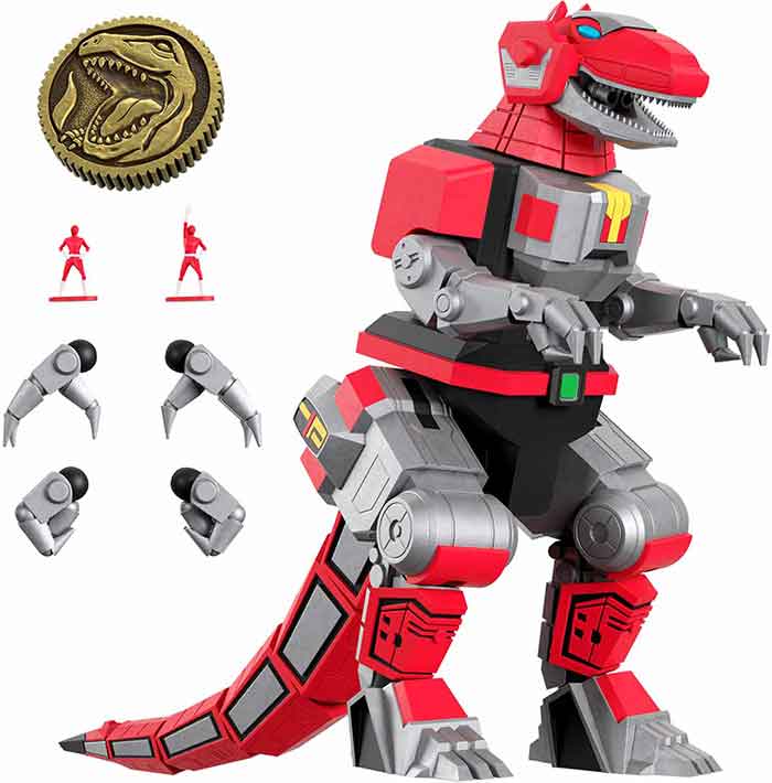 Power Rangers 8 Inch Action Figure Ultimates - Tyrannosaurus Rex Zord