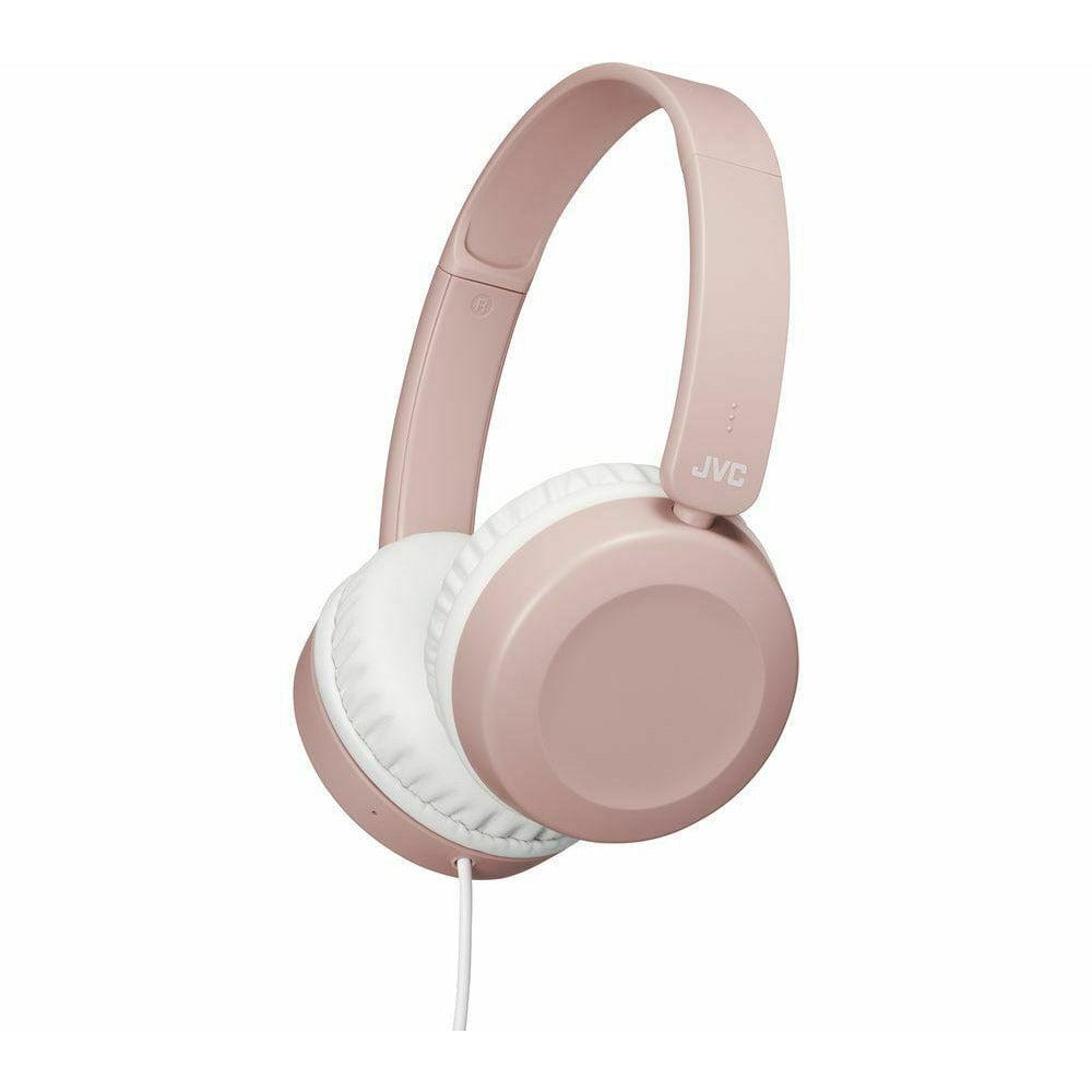 JVC Dusty Pink Foldable On Ear Headphones [Accessories]