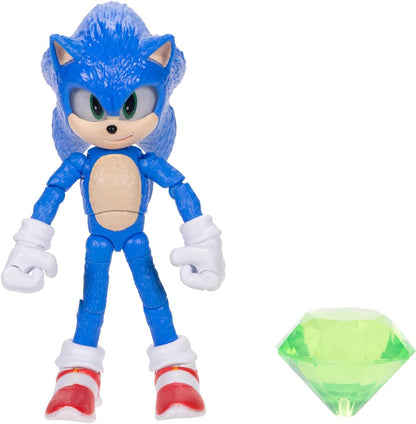 Sonic The Hedgehog Movie 5 Inch Action Figure Wave 3 - Sonic with Emerald