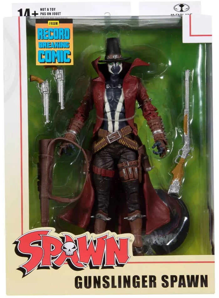 Spawn 7 Inch Action Figure Wave 1 - Gunslinger Spawn with Rifle Exclusive (Non Mint Packaging)