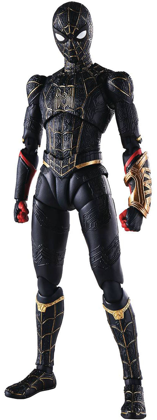 Spider-Man No Way Home 6 Inch Action Figure S.H. Figuarts - Spider-Man Black Upgraded Suit