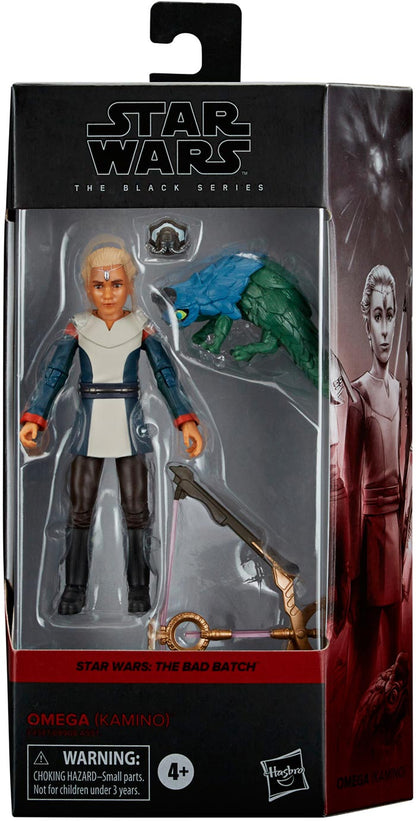 Star Wars The Black Series 6 Inch Action Figure Box Art (2022 Wave 1) - Omega (Kamino) (Sub-Standard Packaging)
