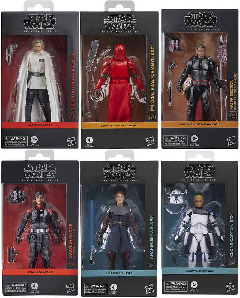 Star Wars The Black Series 6 Inch Action Figure (2025 Wave 2) - Set of 6