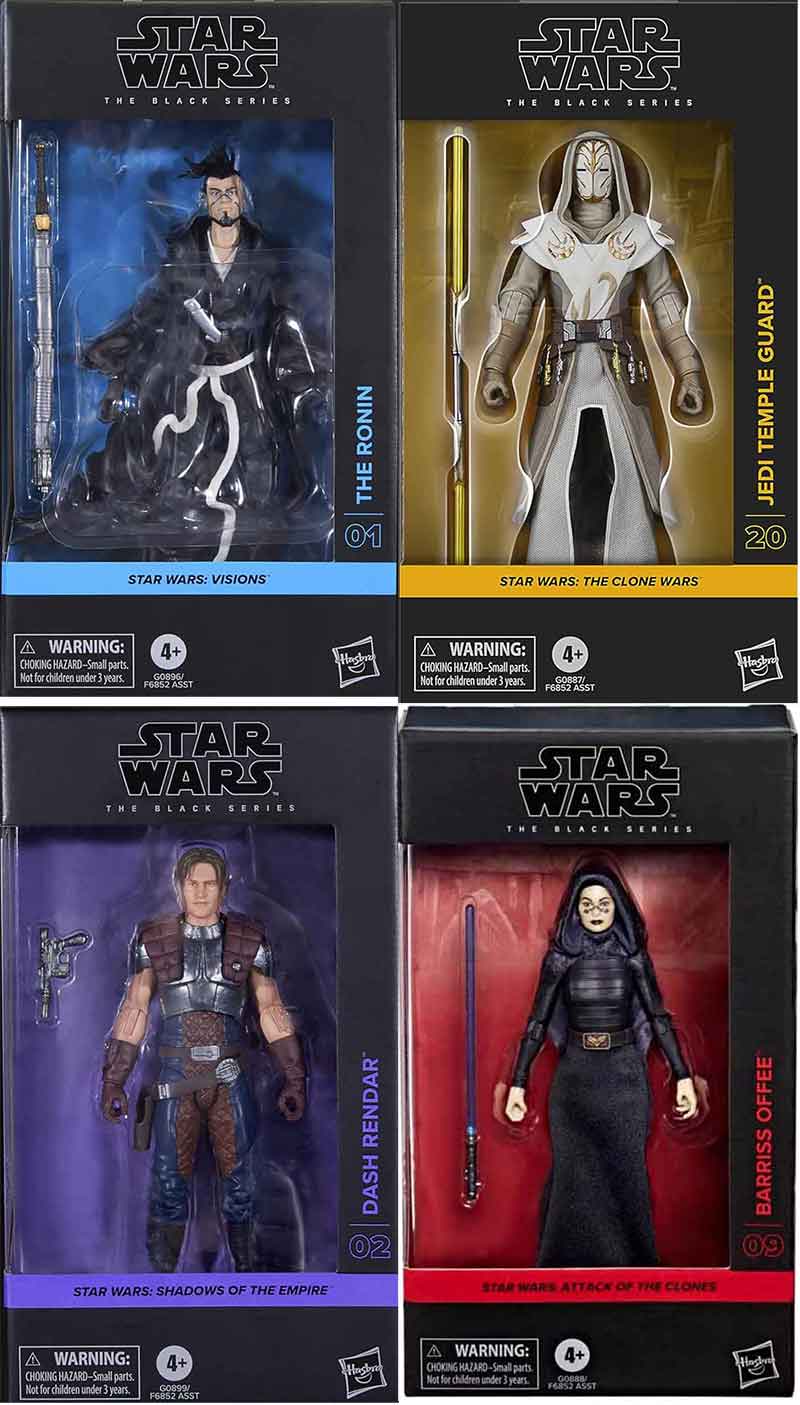 Star Wars The Black Series 6 Inch Scale Action Figure (2025 Wave 3B) - Set of 4