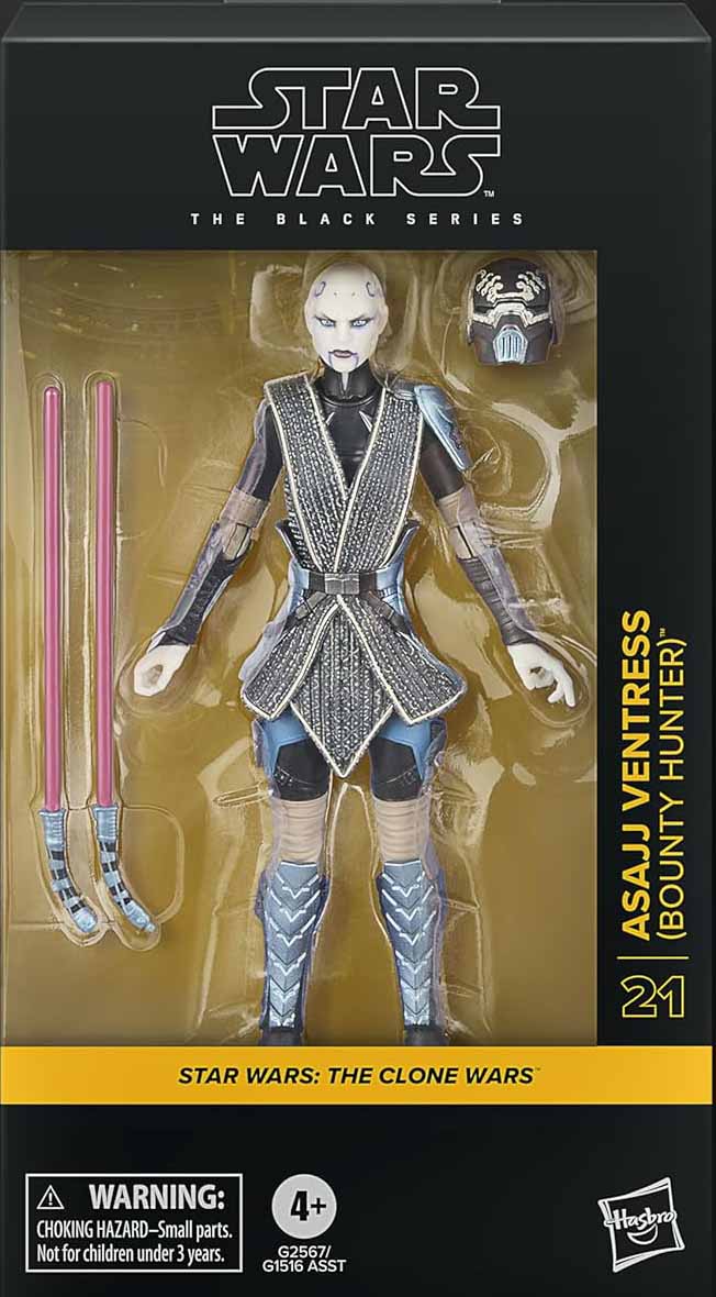 Star Wars The Black Series 6 Inch Action Figure (2026 Wave 1) - Asajj Ventress Bounty Hunter #21