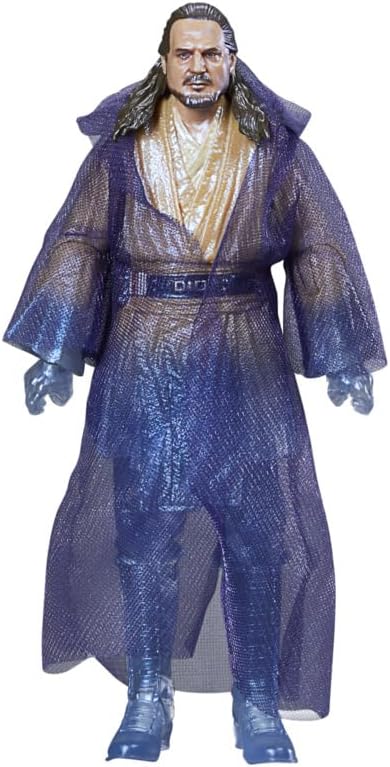 Star Wars The Black Series 6 Inch Action Figure Box Art Exclusive - Force Spirit Qui-Gon Jinn