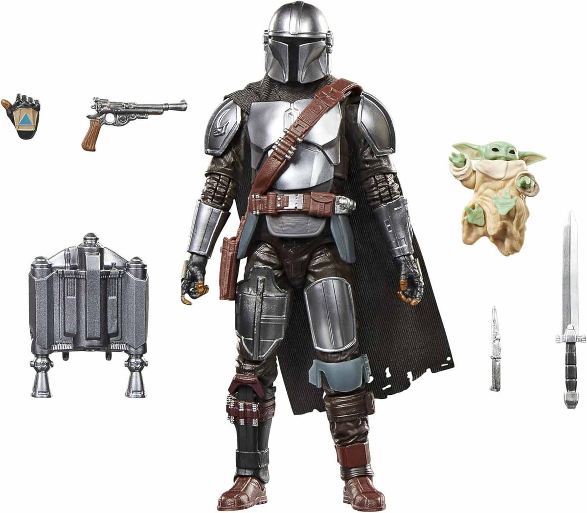 Star Wars The Black Series 6 Inch Action Figure Black Box Deluxe - The Mandalorian & Grogu #01