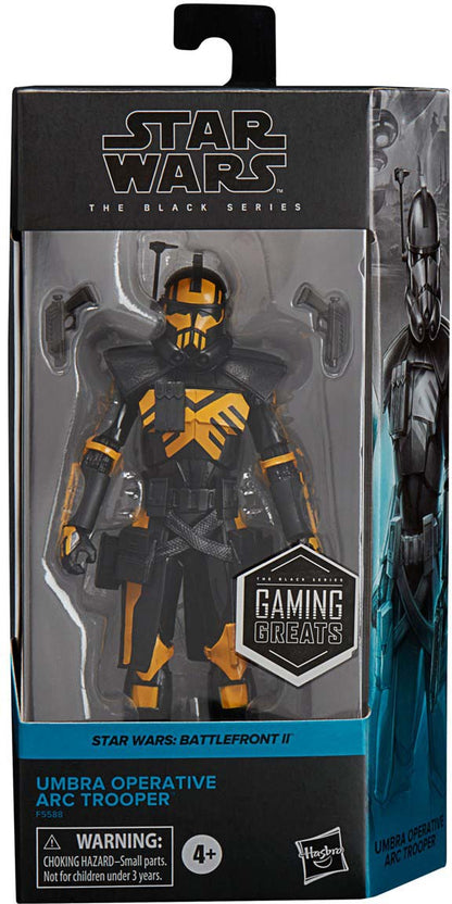 Star Wars The Black Series Gaming Greats 6 Inch Action Figure Box Art Exclusive - Umbra Operative Arc Trooper