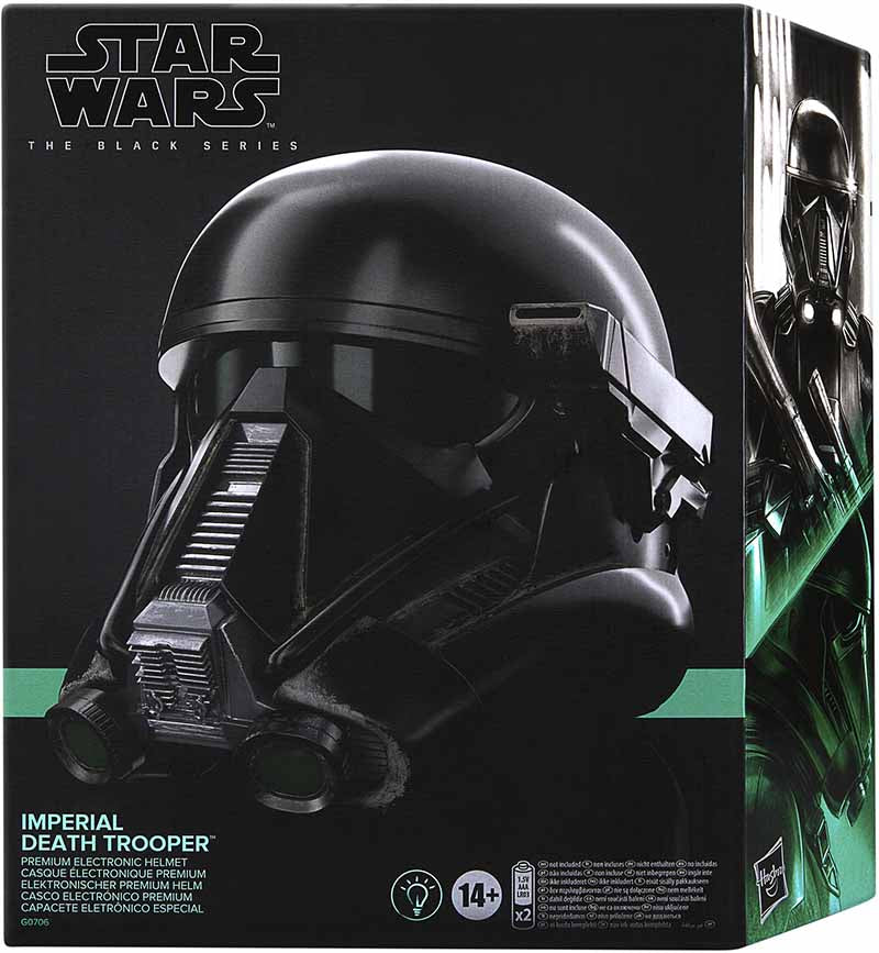 Star Wars The Black Series Life Size Prop Replica Rogue One - Imperial Death Trooper Premium Electronic Helmet