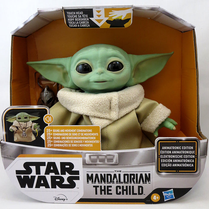 Star Wars The Mandalorian 7 Inch Action Figure Animatronic 25 Sound and Motion Combination- The Child Baby Yoda (Sub-Standard Packaging)