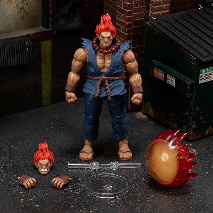 Street Fighter 2 The Final Challengers 6 Inch Action Figure - Akuma