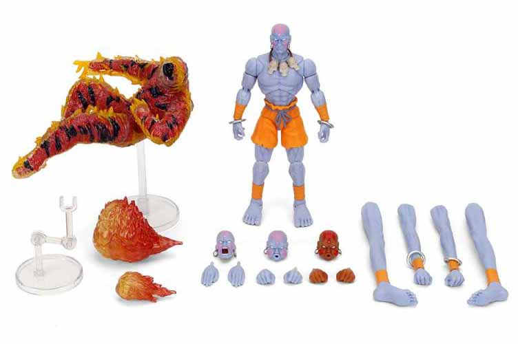 Street Fighter 2 The Final Challengers 6 Inch Action Figure Deluxe Exclusive - Dhalsim SDCC