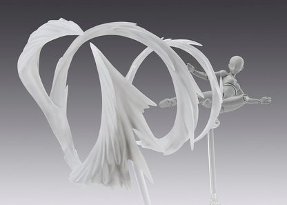 Tamashii Effect 6 Inch Scale Action Figure S.H. Figuarts - Wind White version