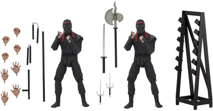 Teenage Mutant Ninja Turtles 1990 Movie 7 Inch Action Figure Exclusive - Foot Soldier with Weapons 2-Pack