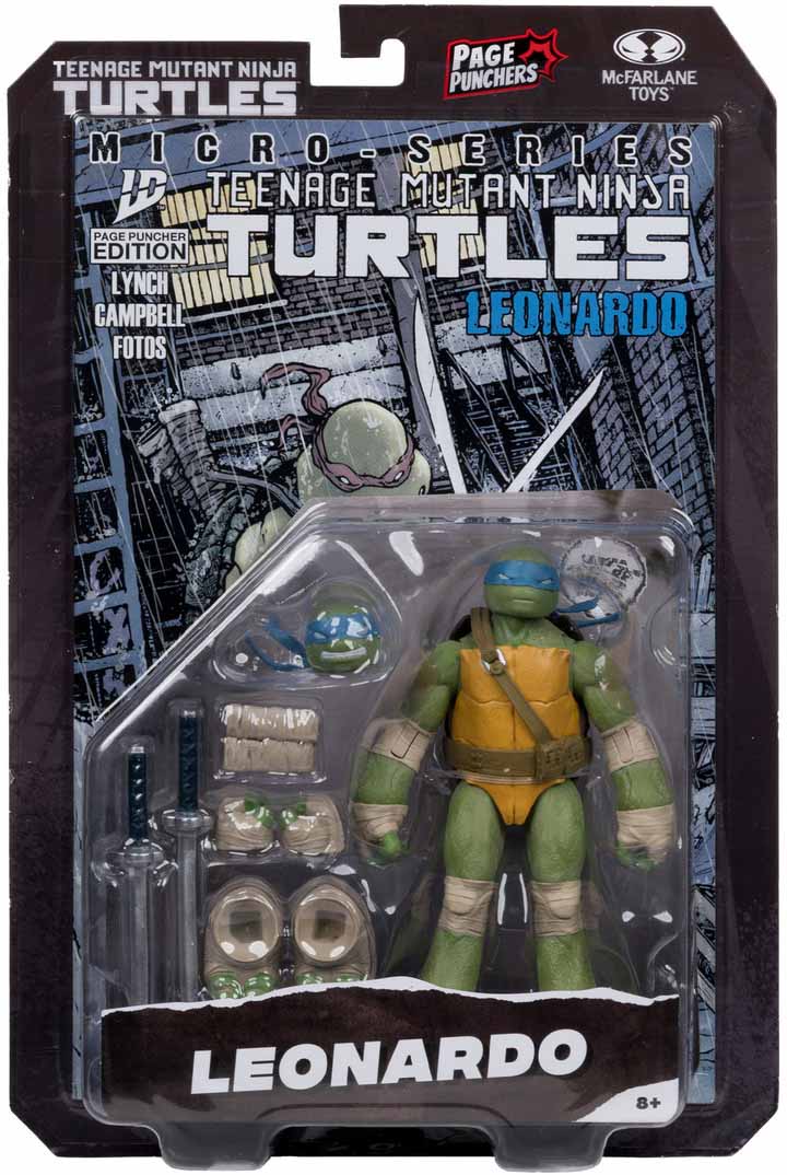 Teenage Mutant Ninja Turtles Page Punchers 5 Inch Action Figure Wave 1 - Leonardo
