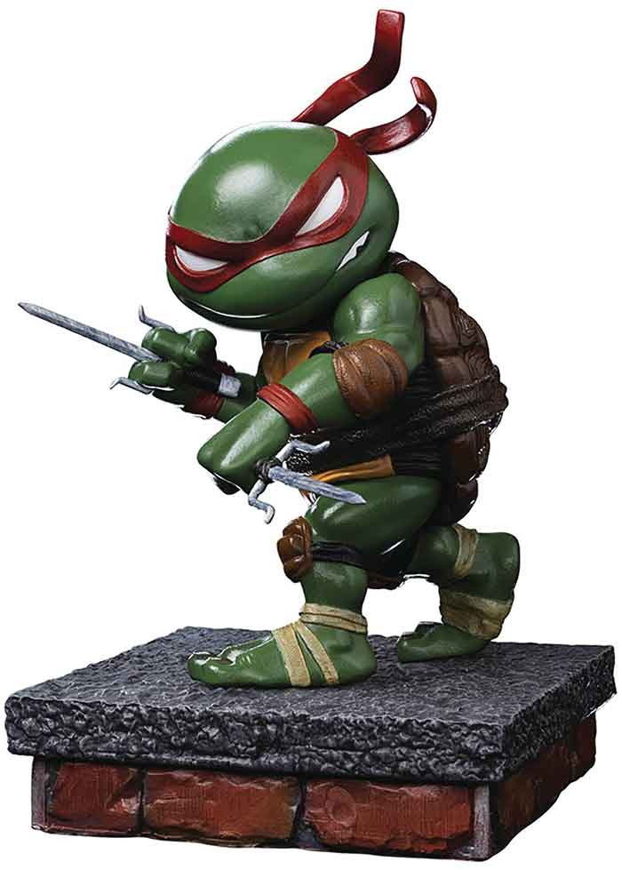 Teenage Mutant Ninja Turtles SDCC 8 Inch Statue Figure Minoco Diorama Exclusive - Raphael