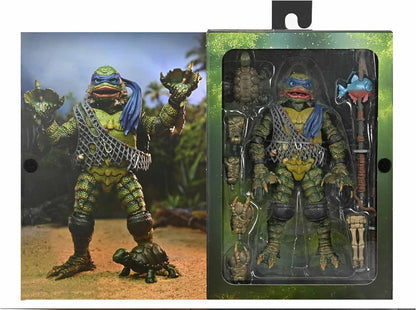 Teenage Mutant Ninja Turtles Universal Monsters 7 Inch Action Figure Ultimate - Leonardo as The Creature