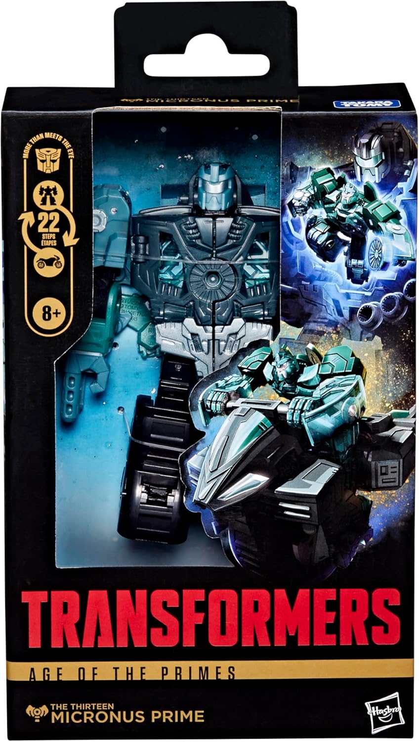 Transformers Age Of The Primes 6 Inch Action Figure Deluxe Class (2025 Wave 3) - Micronus Prime