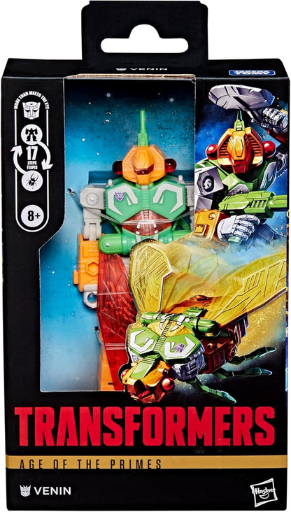 Transformers Age Of The Primes 6 Inch Action Figure Deluxe Class (2025 Wave 3) - Venin