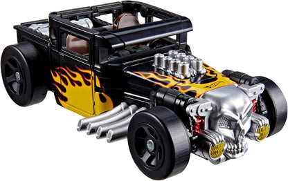Transformers Collaborative Hot Wheels 5 Inch Action Figure Deluxe Class - Bone Shaker