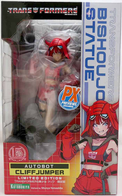 Transformers Collectors 9 Inch Statue Figure Bishoujo Exclusive - Cliff Jumper SDCC