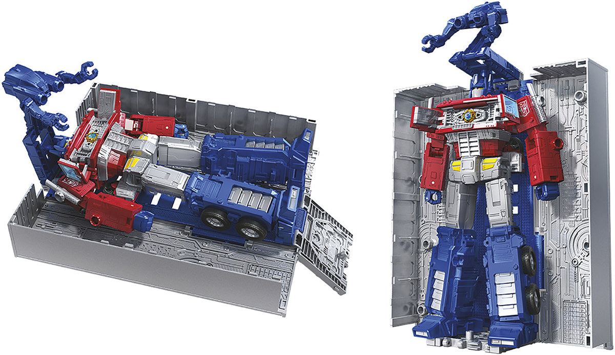 Transformers Earthrise War For Cybertron 8 Inch Action Figure Leader Class - Optimus Prime Reissue