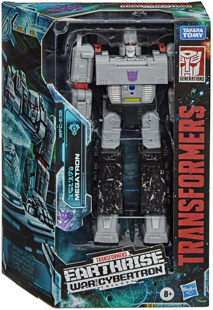 Transformers Earthrise War For Cybertron 7 Inch Action Figure Voyager Class (2020 Wave 3) - Megatron (Non Mint Packaging)