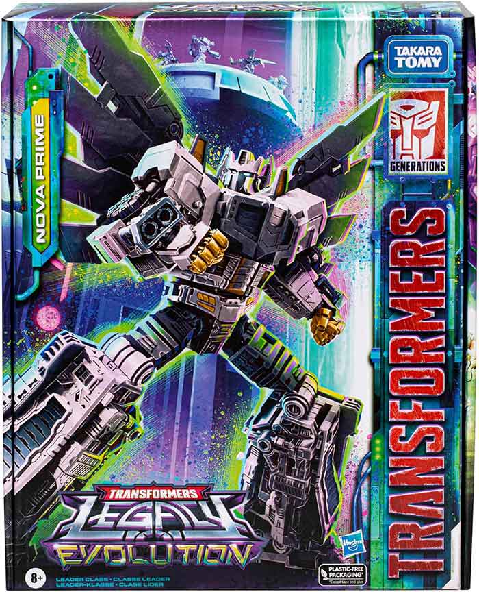 Transformers Legacy Evolution 8 Inch Action Figure Leader Class - Nova Prime