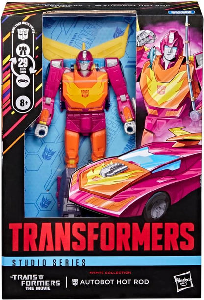 Transformers Studio Series 6 Inch Action Figure Voyager Class Exclusive - Hot Rod