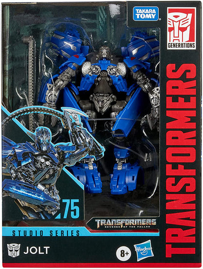 Transformers Studio Series 6 Inch Action Figure Deluxe Class (2021 Wave 3) - Jolt (Sub Standard Packaging)