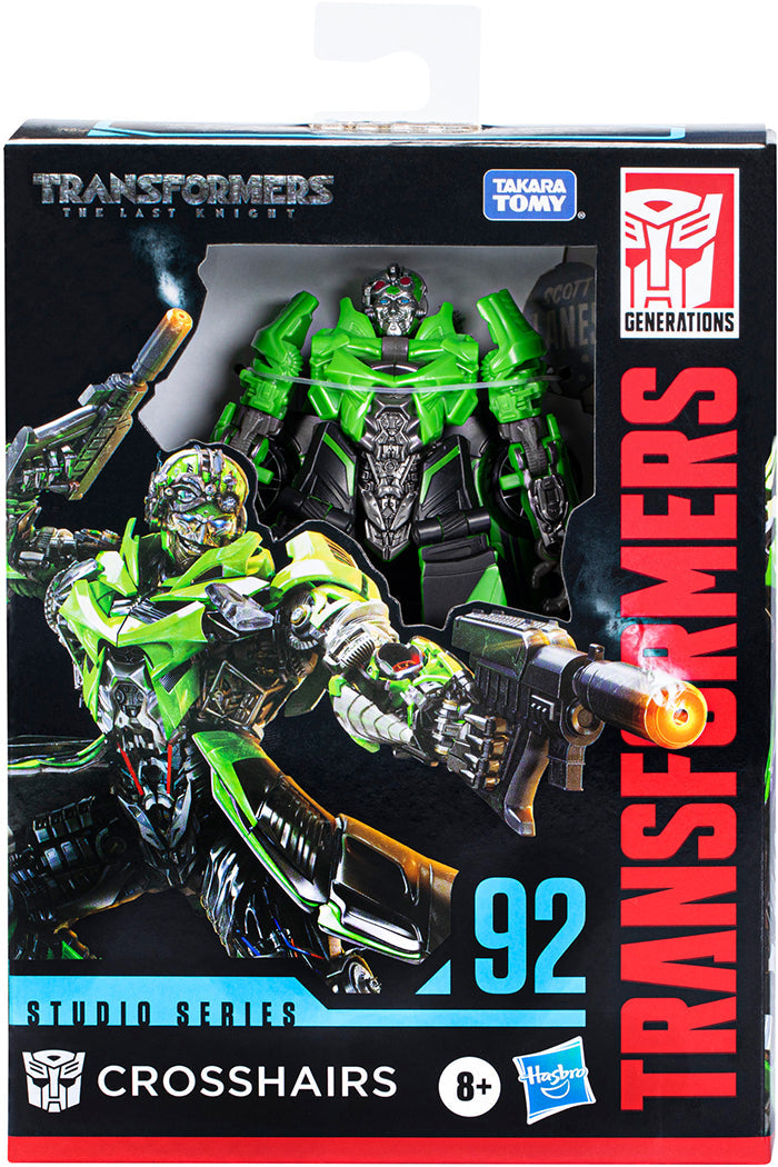 Transformers Studio Series 6 Inch Action Figure Deluxe Class (2022 Wave 4) - Crosshairs (Shelf Wear Packaging)