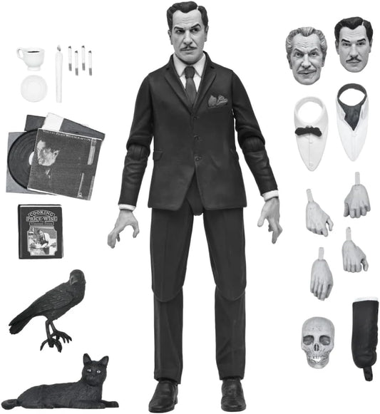 Vincent Price 7 Inch Action Figure Ultimate - Vincent Price (Black & White)