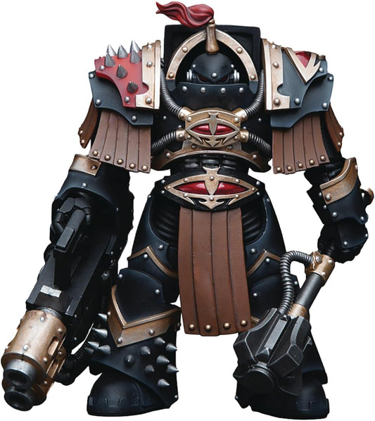 Warhammer 40000  5 Inch Action Figure 1/18 Scale  - Sons of Horus MKIV Terminator Squad Justaerin with Multi-melta and Power Maul