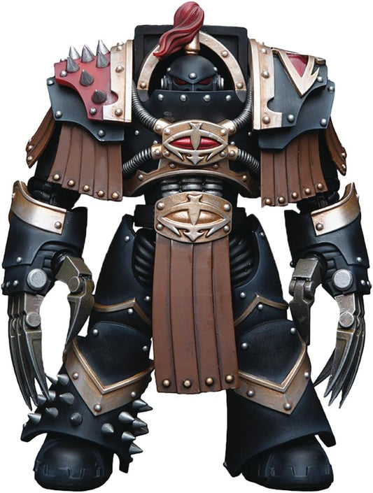 Warhammer 40000  5 Inch Action Figure 1/18 Scale  - Sons of Horus MKIV Terminator Squad Justaerin with Thunder Hammer