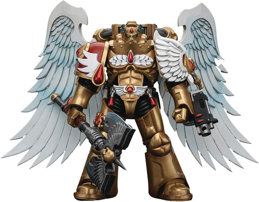 Warhammer 40000  5 Inch Action Figure 1/18 Scale  - The Horus Heresy - Blood Angels Sanguinary Guard with Encarmine Axe
