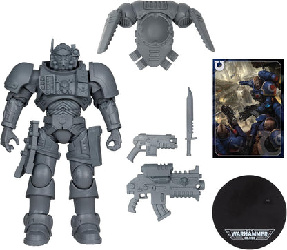 Warhammer 40000 7 Inch Action Figure Wave 11 - Lieutenant In Phobos Armour (Ultramarines) Artist Proof