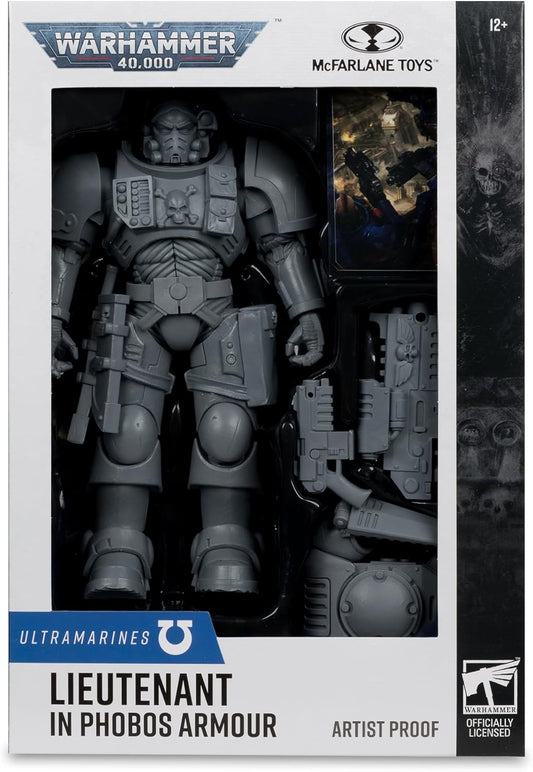 Warhammer 40000 7 Inch Action Figure Wave 11 - Lieutenant In Phobos Armour (Ultramarines) Artist Proof