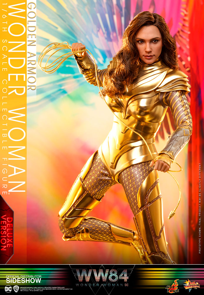 Wonder Woman 1984 12 Inch Action Figure 1/6 Scale Series - Golden Armor Wonder Woman (Deluxe) Sideshow 906348